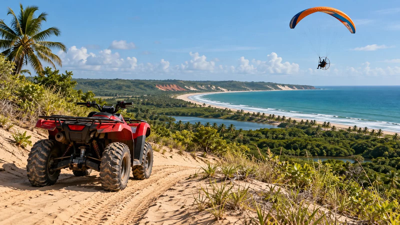 Quadriciclo e paramotor em Maragogi: o que saber antes de ir